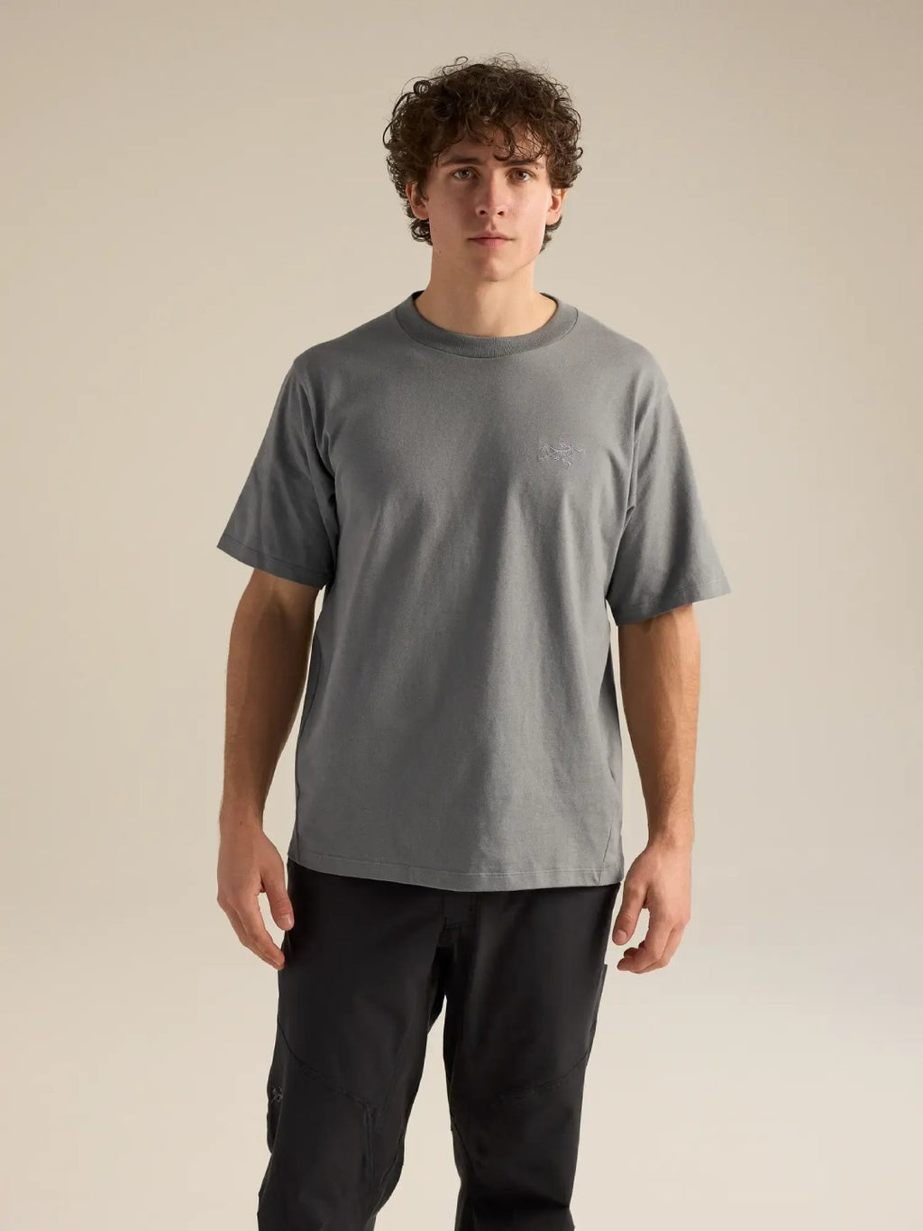 【Men】Kragg Cotton Emblem Crew SS M #Void [X00001070204]｜ARC'TERYX