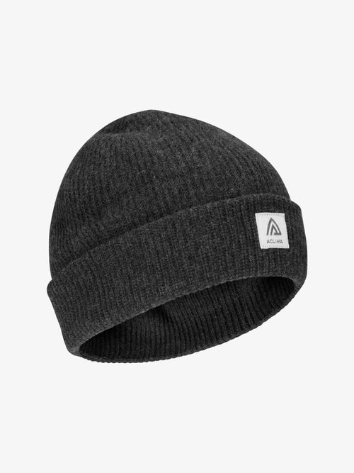 Reborn Felted Beanie #Dark Grey Melange [110745]｜ACLIMA