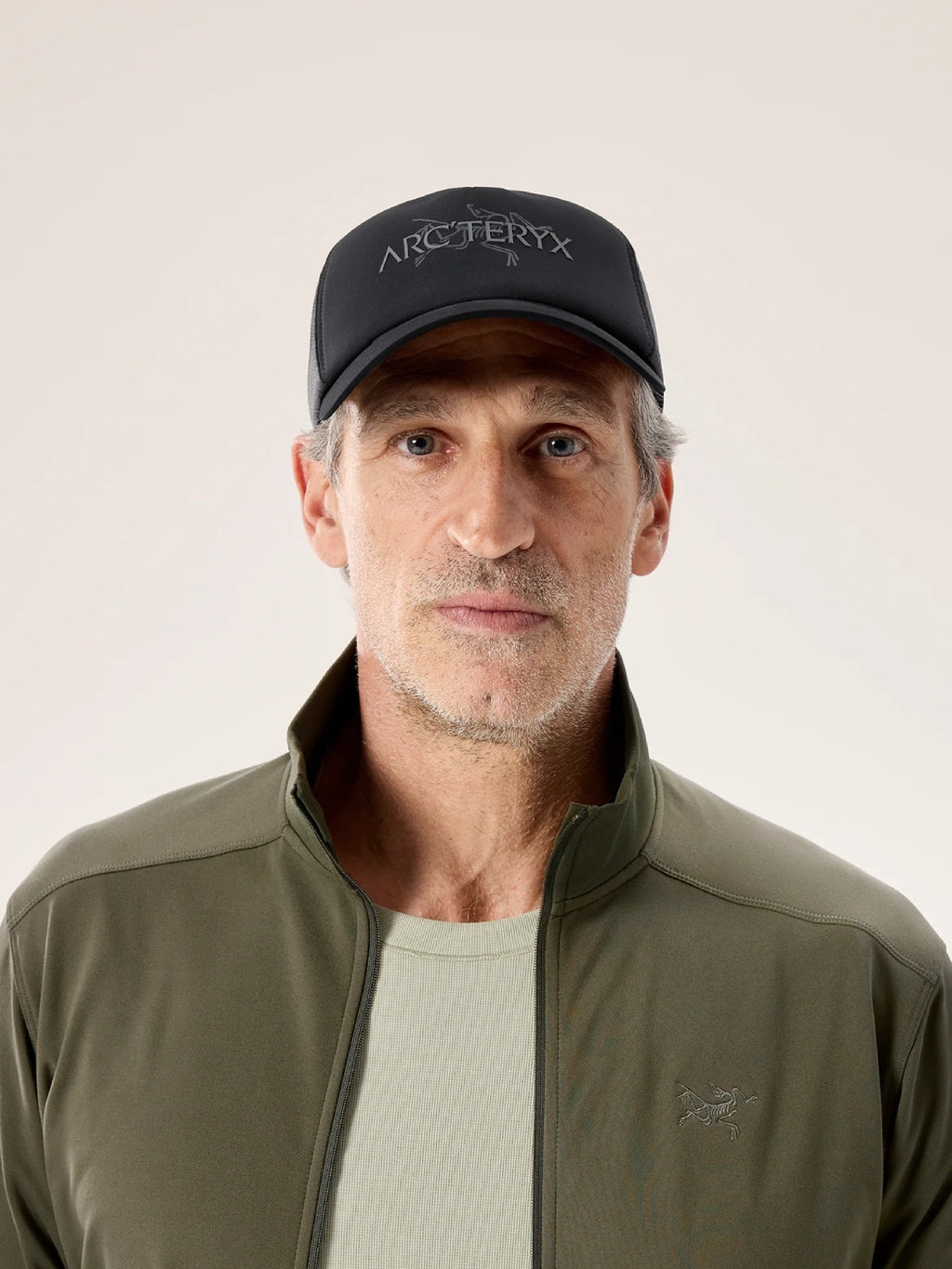 Bird Word Trucker Hat #Black / Cloud [X00000948804]｜ARC'TERYX