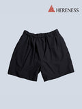 Outdoor Seersucker Shorts #BLACK [HU-20007]｜HERENESS