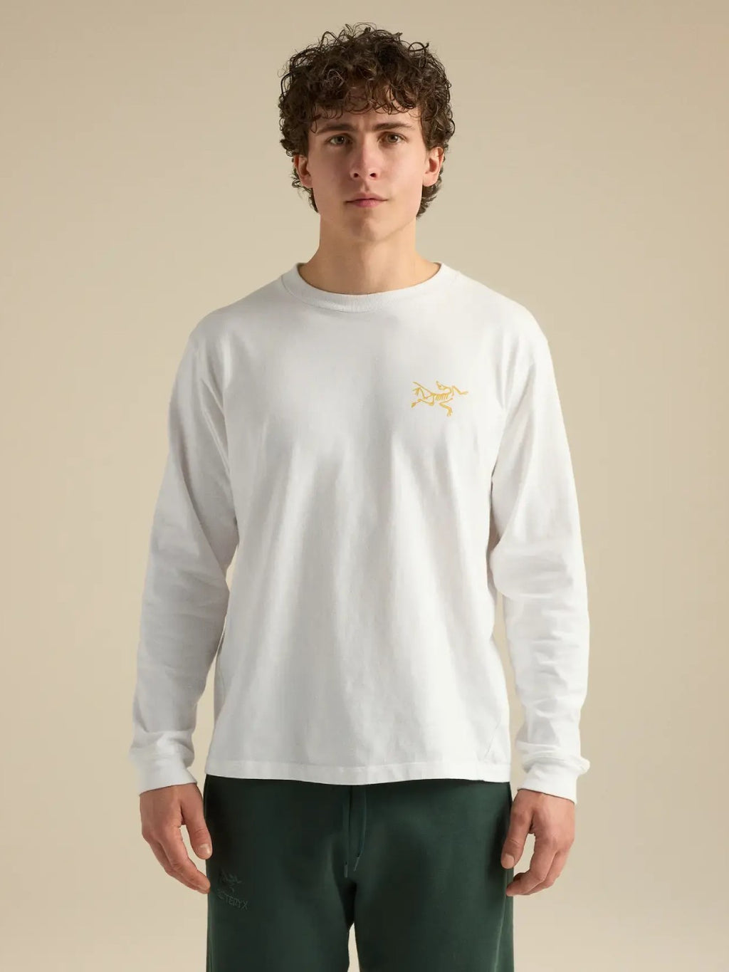 【Men】Kragg Cotton LS M #White Light / Larch [X00000971410]｜ARC'TERYX