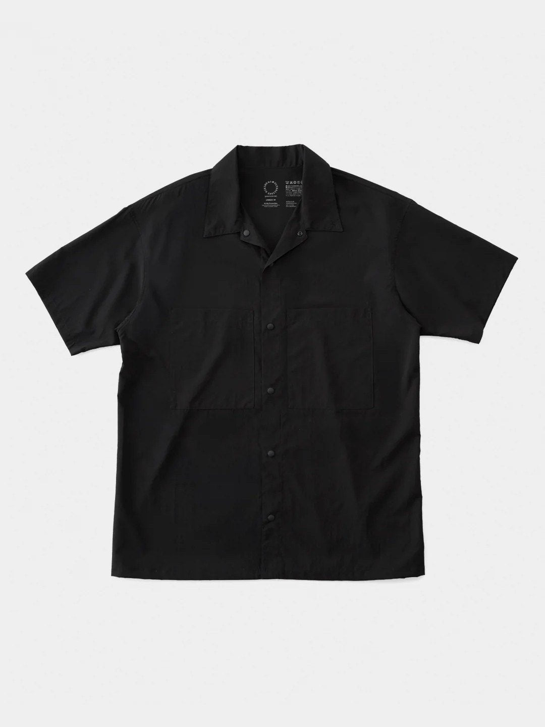 UL Big Pocket Short Sleeve Shirt #Black｜山と道