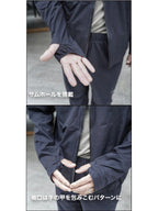 Up-Swing Rain Hoody #グラファイトブラック｜milestone