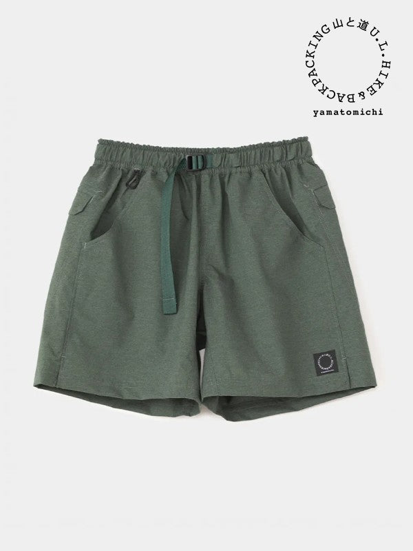 Woman's 5-Pocket Shorts Light #Green Haze｜山と道