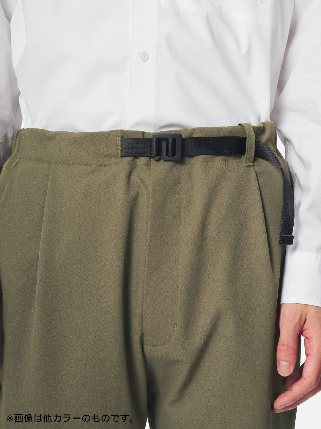 One Tuck Tapered Stretch Pants #WOODY BEIGE [GL75177]｜GOLDWIN