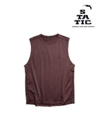 Adjust Sleeveless Shirts #Raisin [35230]｜STATIC