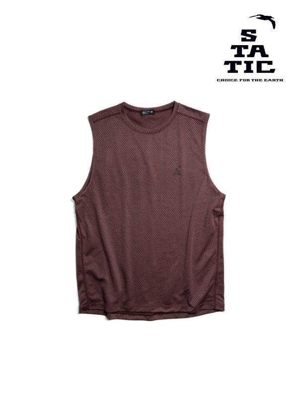 Adjust Sleeveless Shirts #Raisin [35230]｜STATIC