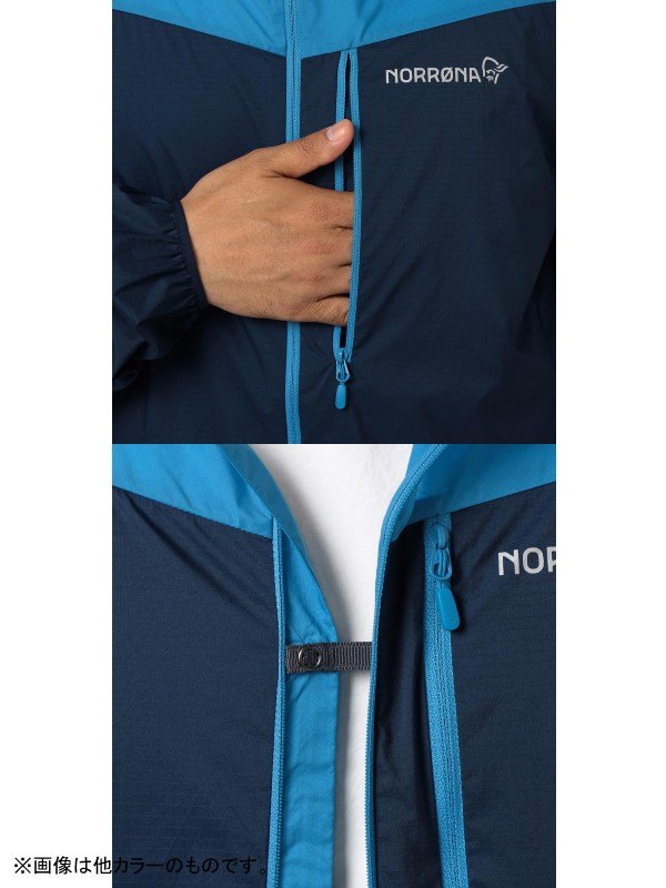 falketind aero60 Hood (M) #Caviar [1810-22]｜Norrona – moderate