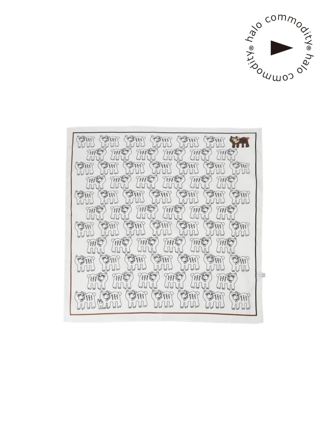 Bandanna #White [h261-901]｜halo commodity