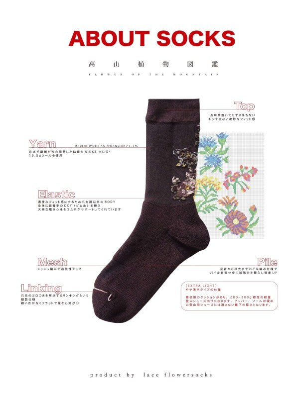 高山植物図鑑 #Burgundy｜高山植物図鑑