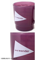 and wander logo PP mug #orange [4987701]｜and wander