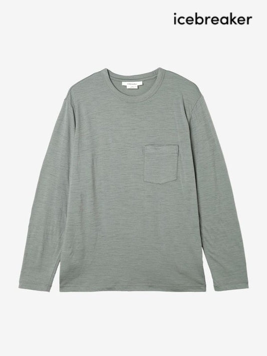 U MERINO 150 LS POCKET TEE #GX [IT62371]｜icebreaker