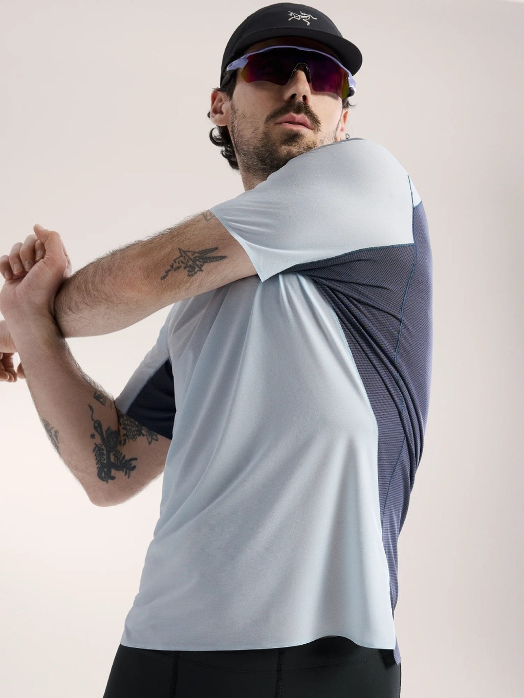 Norvan Downword Logo SS #Alpine Blue / Dk Strat [X00001034003]｜ARC'TERYX