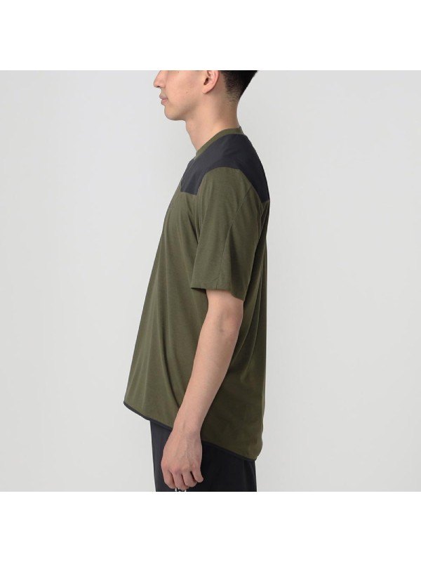 skibotn equaliser tech T-Shirt (M) #Olive Night [4207-24]｜Norrona