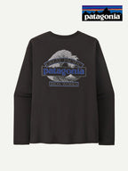 【Men】Men's L/S Cap Cool Daily Shirt - Great Waves #BLK [45494]｜patagonia