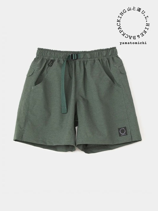 Men's 5-Pocket Shorts Light #Green Haze｜山と道