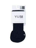 Natural Shape Crew Axio Wool #Black [YUB233-022025-BLK]｜YUBI SOCKS