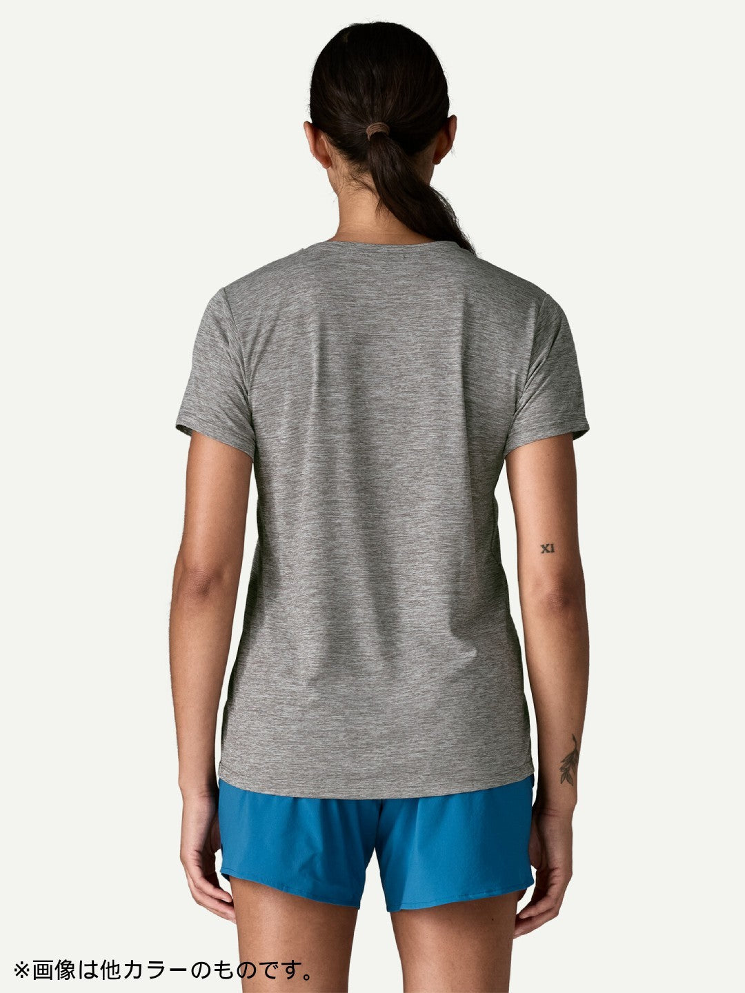 Women's Cap Cool Daily Shirt - Fitz Roy Nimbus #QVLT [45486]｜patagonia