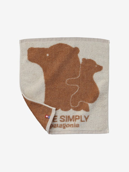 Imabari Face Towel Baby Bear [TW007]｜patagonia