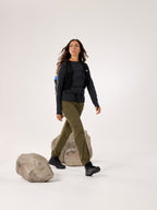 Women's Taema Thermal Crew LS #Black Heather [X00001025801]｜ARC'TERYX