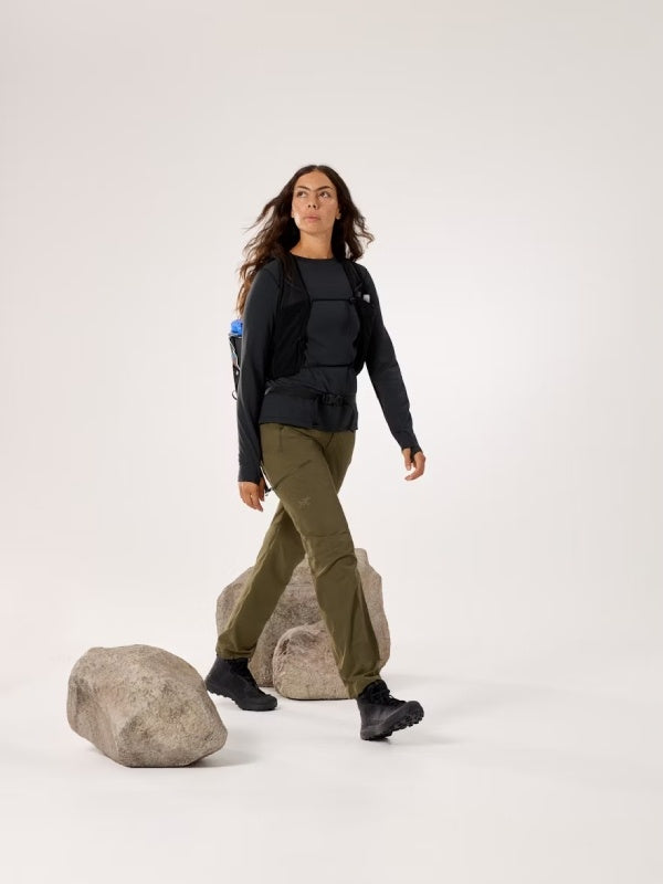 Women's Taema Thermal Crew LS #Black Heather [X00001025801]｜ARC'TERYX