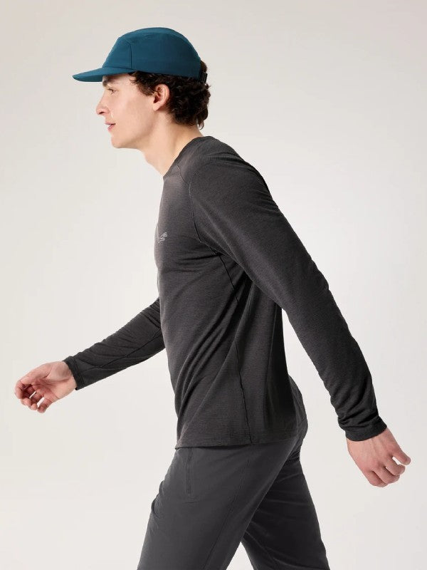 Cormac Logo LS M #Black Heather / Solitude [X00000845202]｜ARC'TERYX