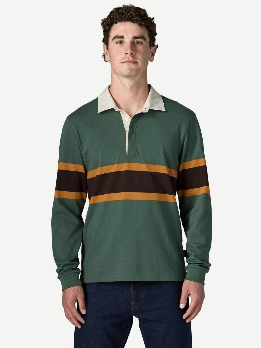 【Men】Men's L/S Rugby Shirt #RBCA [42250]｜patagonia