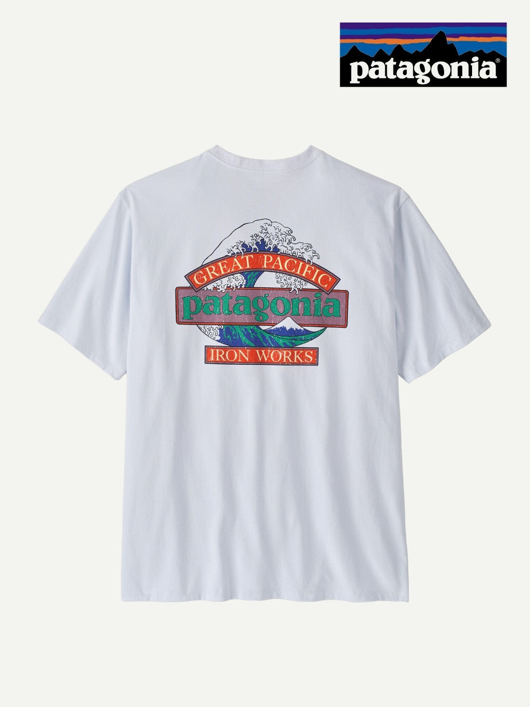 Great Waves Responsibili-Tee #WHI [37873]｜patagonia – moderate