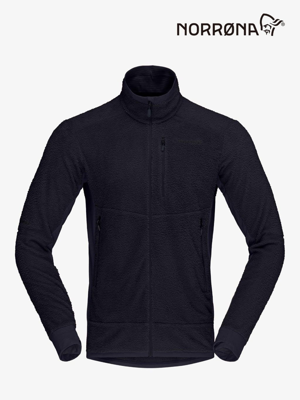 【Men】falketind warm1 active Jacket #Caviar Black [1895-26]｜Norrona