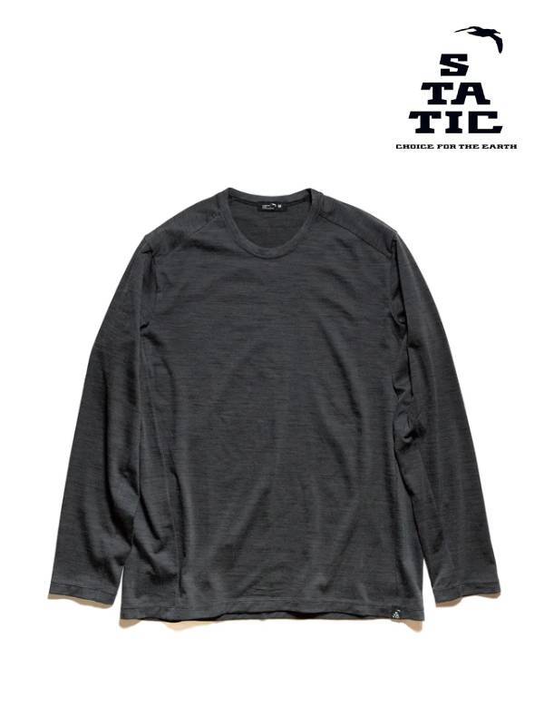 Frenzy L/S Shirts #Cinder [101924]｜STATIC