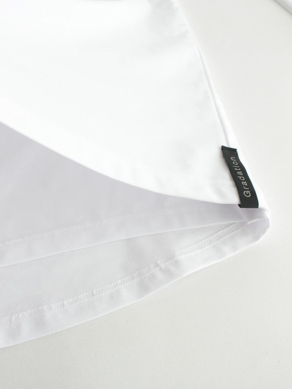 Warm Core L/S TEE #WHITE｜Gradation