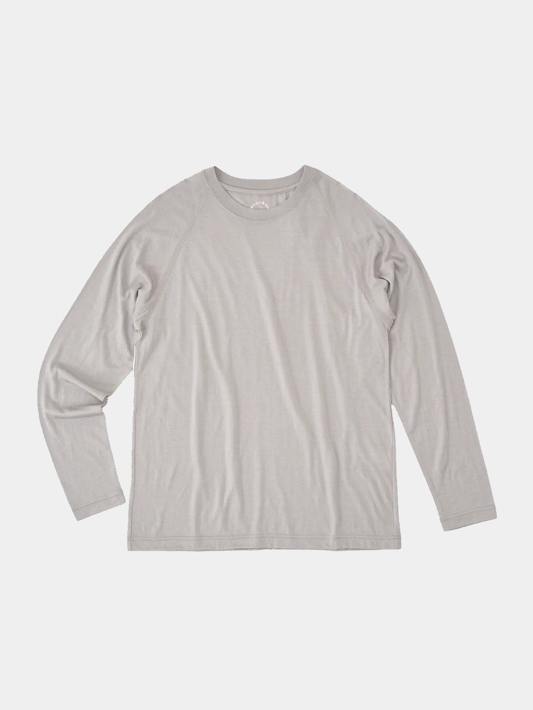 100% Light Merino Long Sleeve #Silver Cloud｜山と道