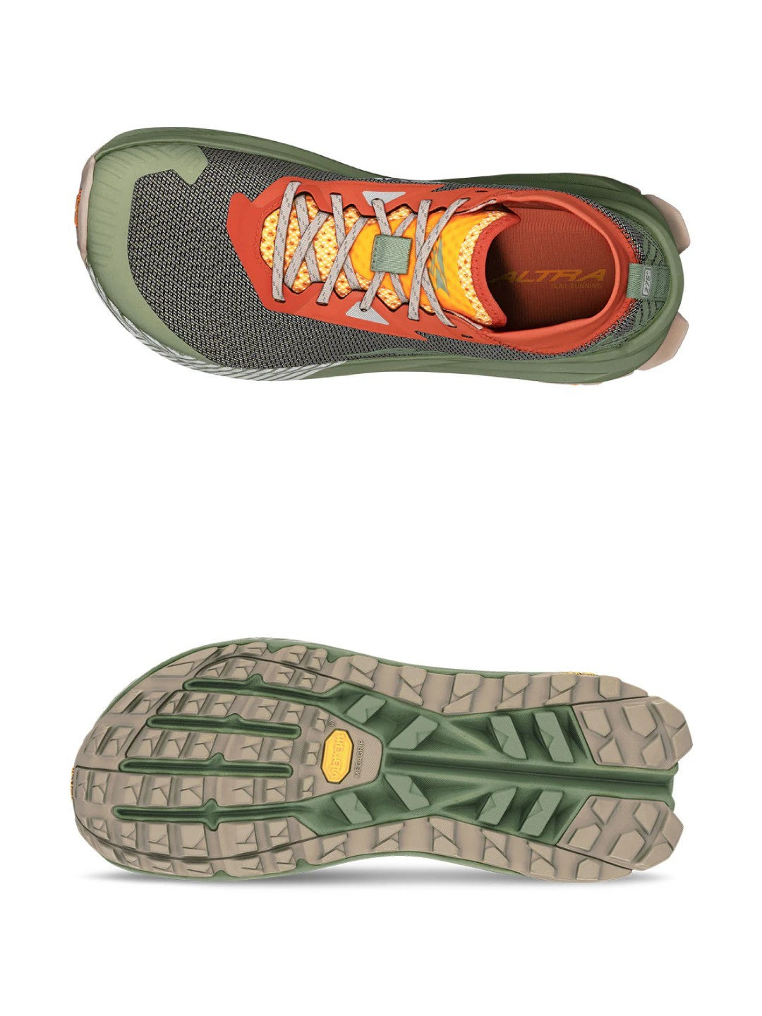 OLYMPUS 275 M #GRAY/ORANGE [AL0A85RT2801M075]｜ALTRA – moderate