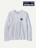 L/S Great Waves Responsibili-Tee #WHI [37876]｜patagonia