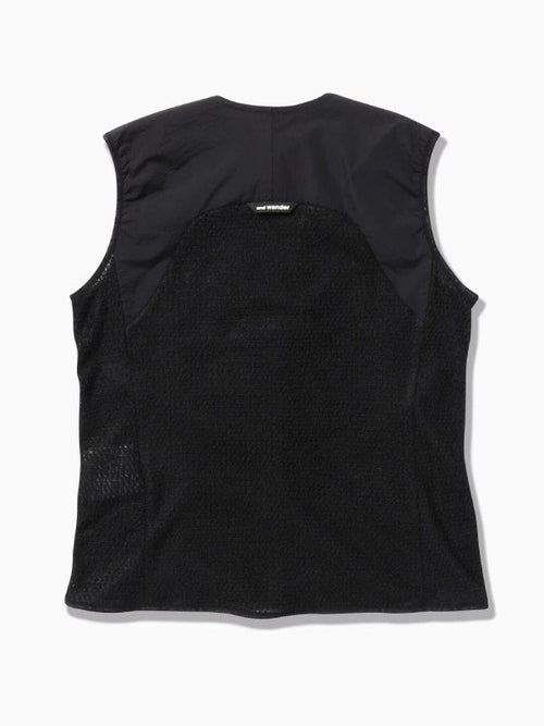 alpha direct vest #010/black [4241117]｜and wander – moderate