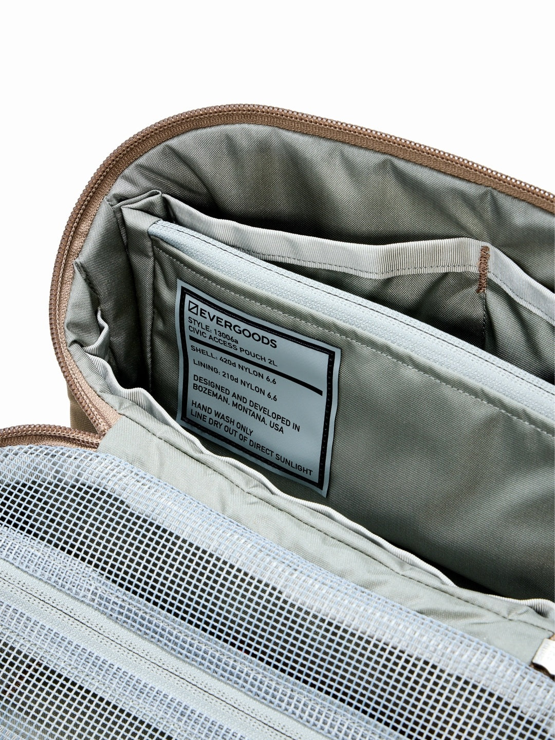 CIVIC ACCESS POUCH 2L #Fossil Brown [CAP2]｜EVERGOODS