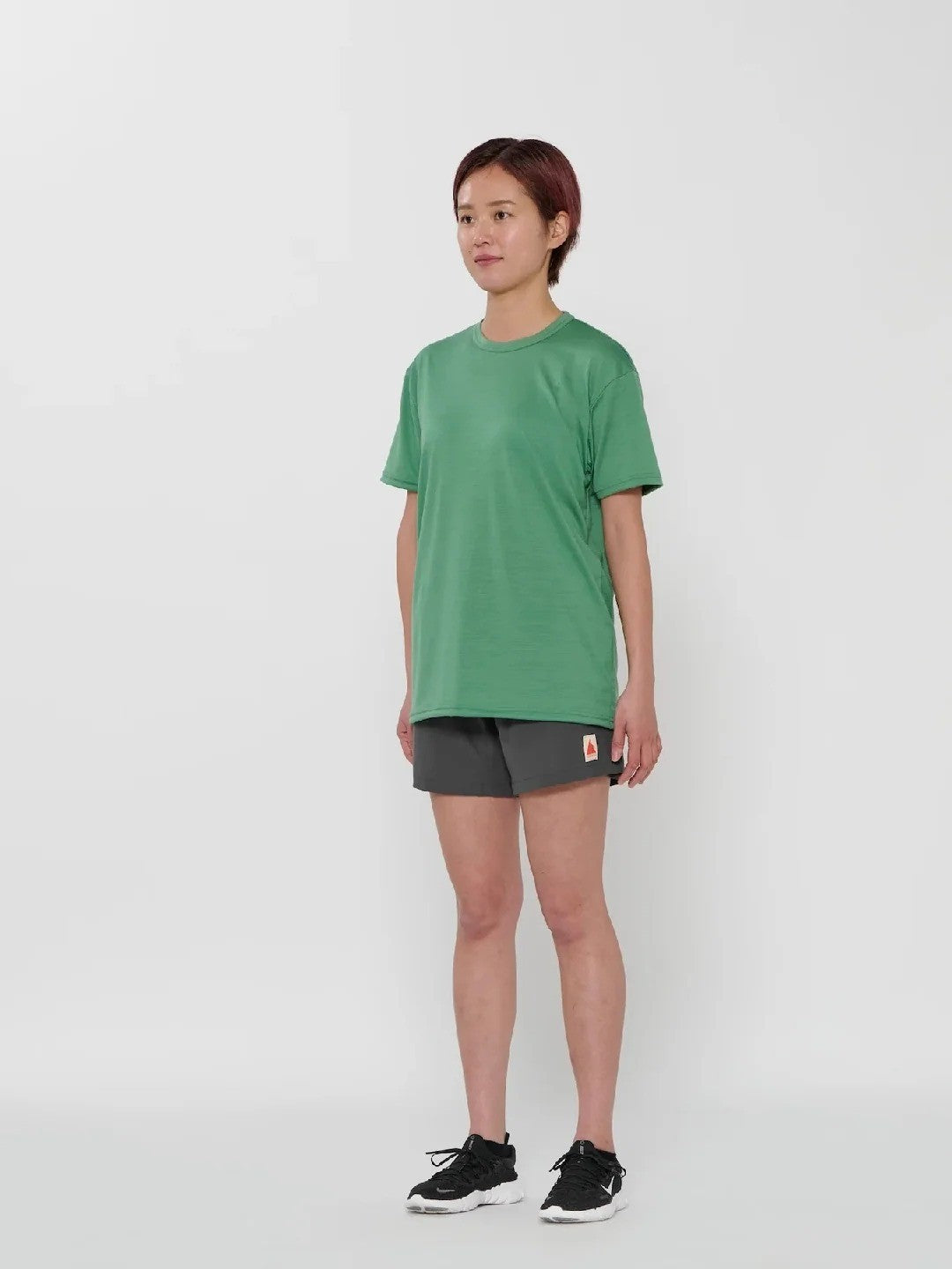 Women's Sugarcane Shorts #Volcanic Gray｜HERENESS – moderate