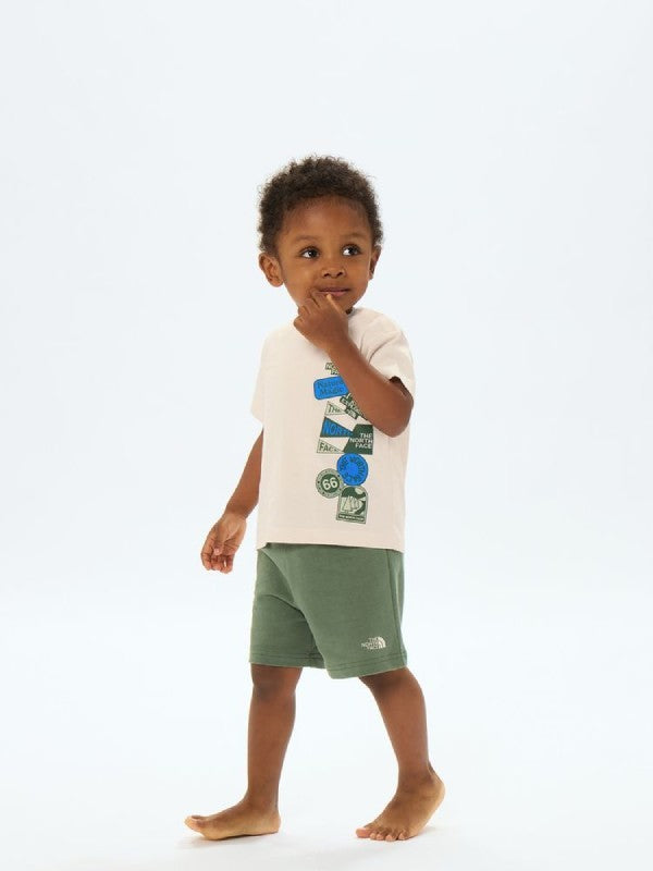 Baby S/S Luminous Graphic Tee #WD [NTB32561]｜THE NORTH FACE【Outlet_40】
