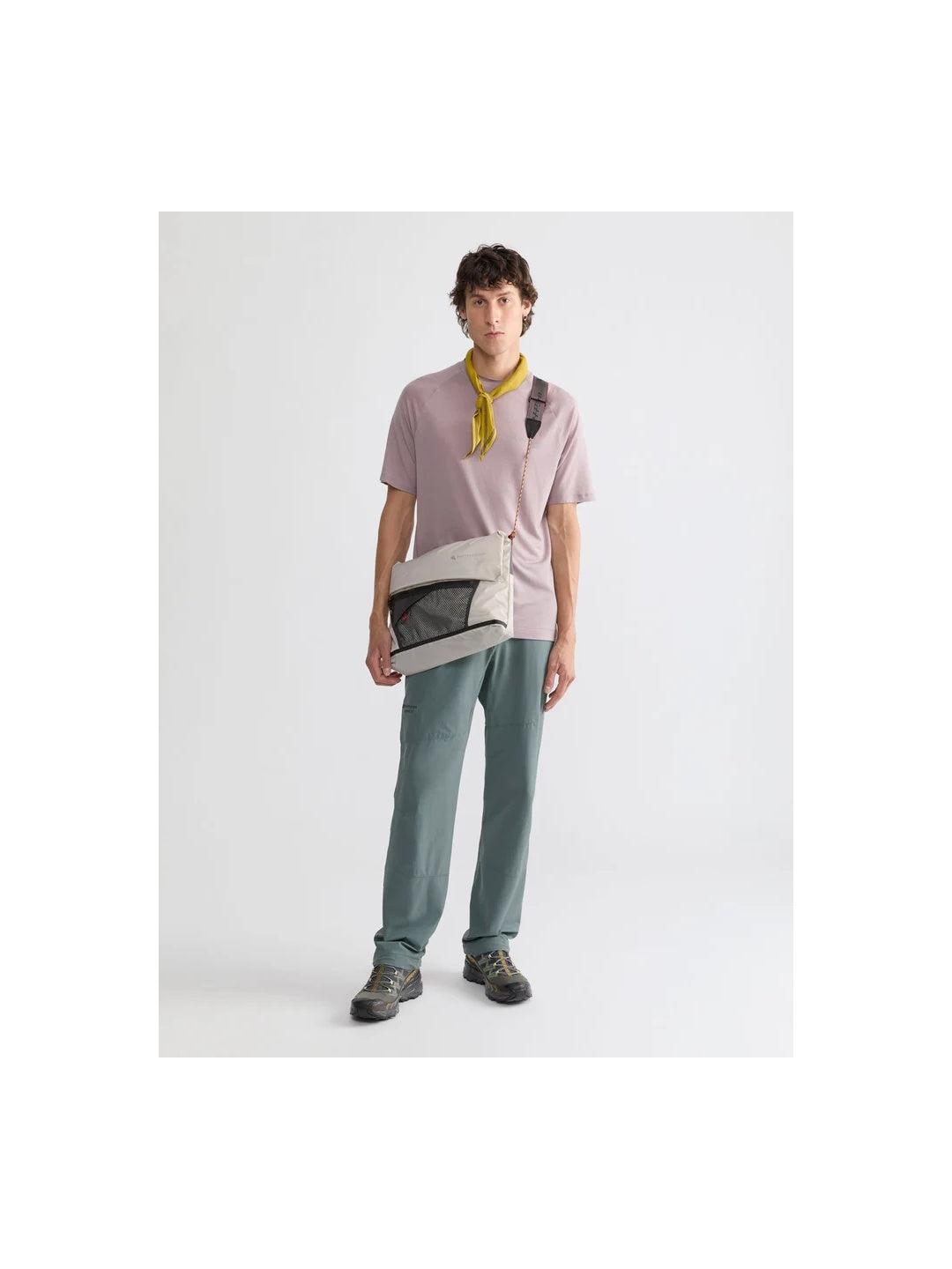 Grid Messenger Bag #Putty Grey [KM-10207]｜Klattermusen