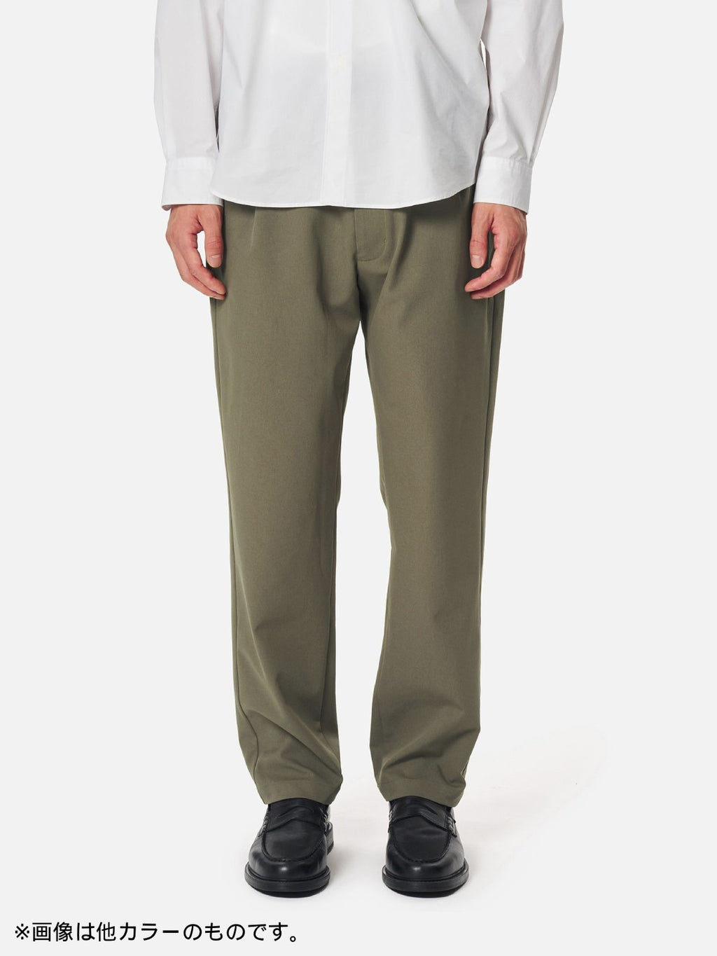 One Tuck Tapered Stretch Pants #WOODY BEIGE [GL75177]｜GOLDWIN