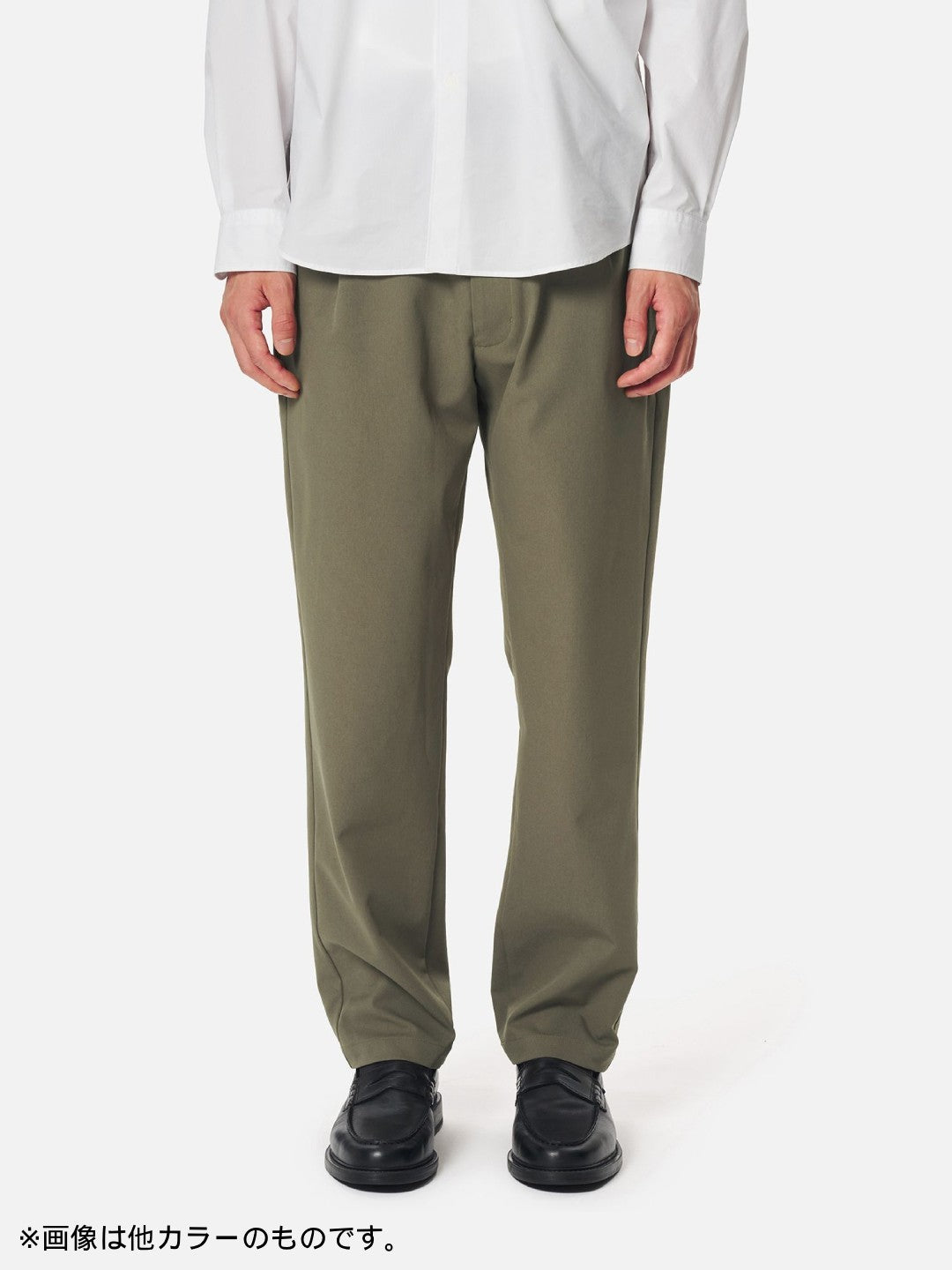 One Tuck Tapered Stretch Pants #WOODY BEIGE [GL75177]｜GOLDWIN
