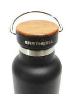 22oz Woodie Walnut Bottle #Volcanic Black｜EARTHWELL【Outlet_30】