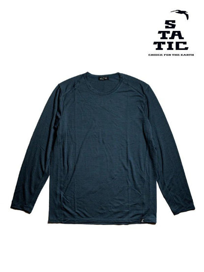 Men's ALL ELEVATION L/S SHIRTS #Ink [100423]｜STATIC