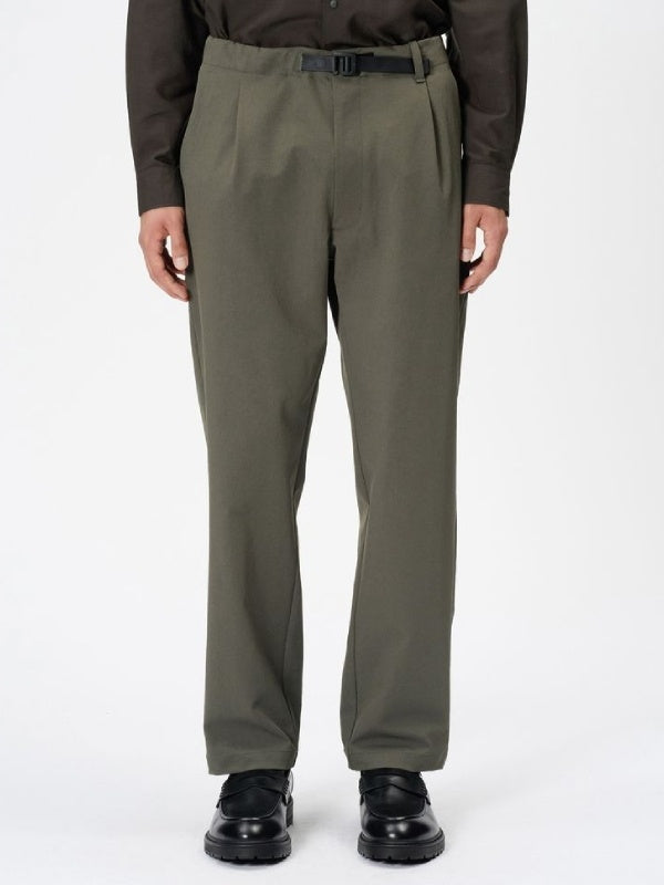 One Tuck Tapered Stretch Pants #DV [GL75177]｜GOLDWIN