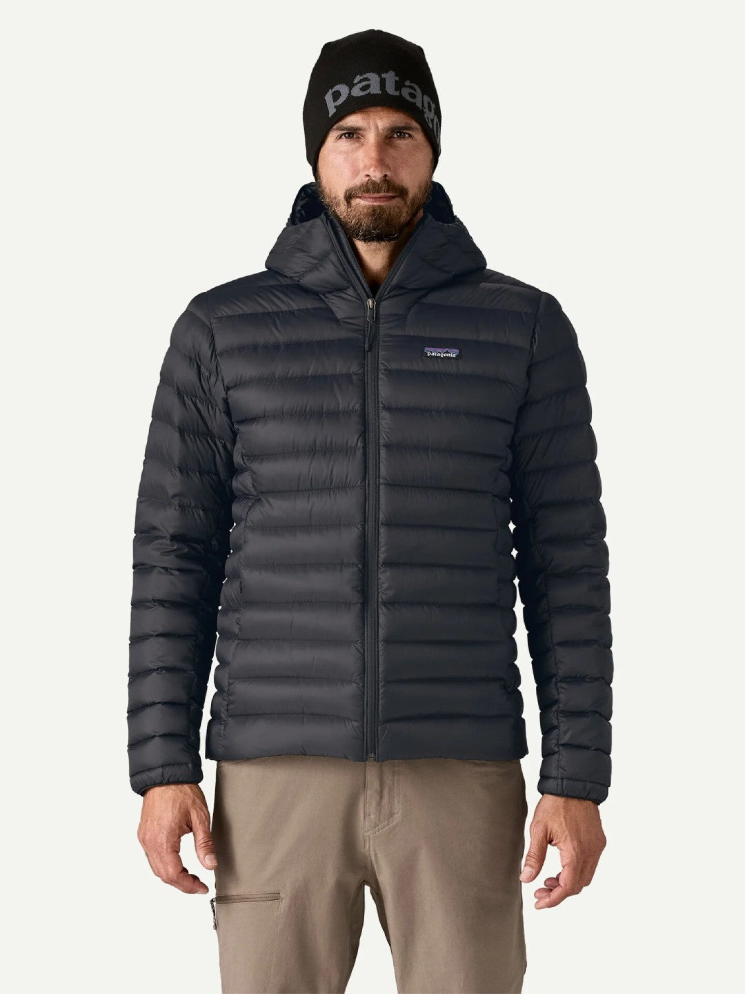 【Men】Men's Down Sweater Hoody #BLK [84702]｜patagonia