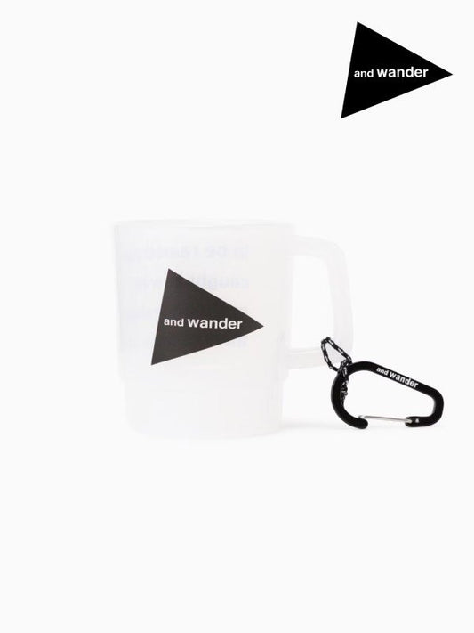 and wander logo PP mug #off white [4987701]｜and wander