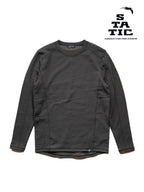 Verve Grid L/S Shirts #Black [105100]｜STATIC