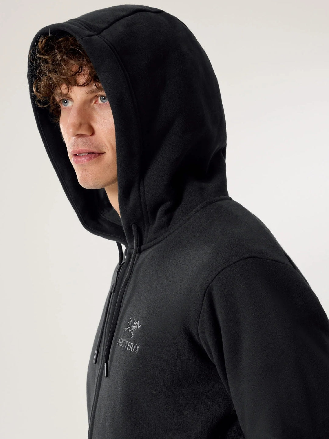 Emblem Fleece Full-Zip Hoody M #Black [X00000992903]｜ARC'TERYX