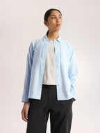 Women's Sima Shirt LS #Alpine Blue [X00000949704]｜ARC'TERYX