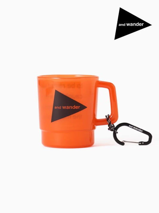 and wander logo PP mug #orange [4987701]｜and wander